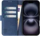 Rosso Element Apple iPhone 16 Hoesje Book Case Wallet Blauw afbeelding 12