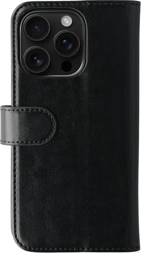 Rosso Element Apple iPhone 16 Pro Hoesje Book Case Wallet Zwart afbeelding 2
