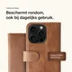 Rosso Element Apple iPhone 16 Pro Hoesje Book Case Wallet Bruin afbeelding 4