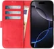 Rosso Element Apple iPhone 16 Pro Hoesje Book Case Wallet Rood afbeelding 12