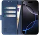 Rosso Element Apple iPhone 16 Pro Hoesje Book Case Wallet Blauw afbeelding 12