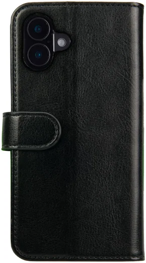 Rosso Element Apple iPhone 16 Plus Hoesje Book Case Wallet Zwart afbeelding 2