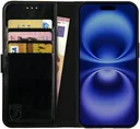 Rosso Element Apple iPhone 16 Plus Hoesje Book Case Wallet Zwart