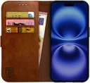 Rosso Element Apple iPhone 16 Plus Hoesje Book Case Wallet Bruin