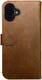 Rosso Element Apple iPhone 16 Plus Hoesje Book Case Wallet Bruin afbeelding 2