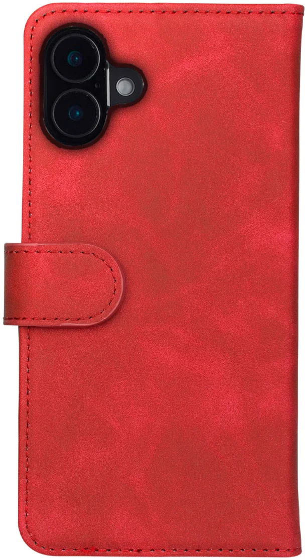 Rosso Element Apple iPhone 16 Plus Hoesje Book Case Wallet Rood afbeelding 2