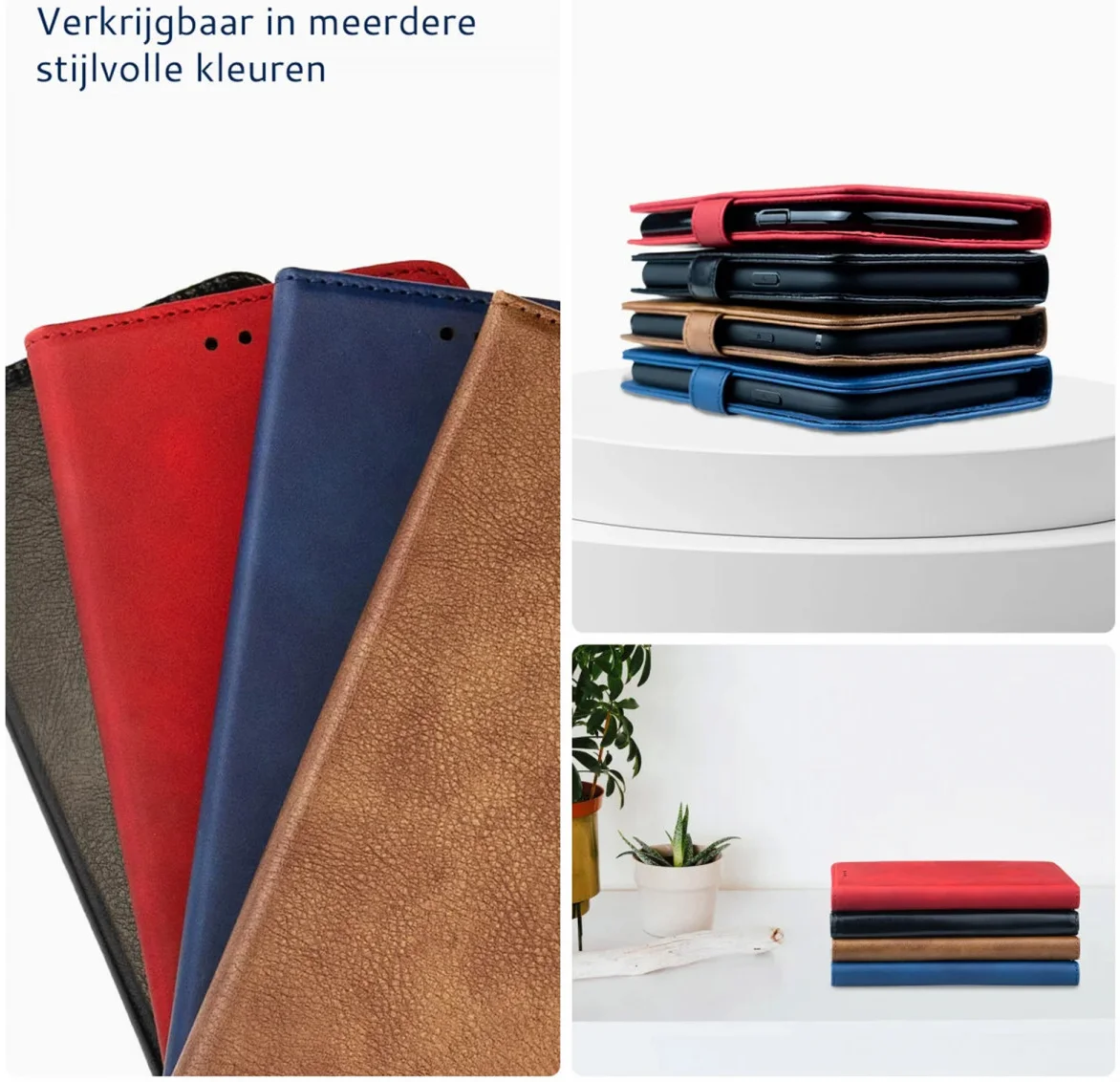 Rosso Element Apple iPhone 16 Pro Max Hoesje Book Case Wallet Zwart afbeelding 7