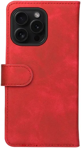 Rosso Element Apple iPhone 16 Pro Max Hoesje Book Case Wallet Rood afbeelding 2