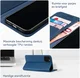 Rosso Element Apple iPhone 16 Pro Max Hoesje Book Case Wallet Blauw afbeelding 5