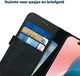 Rosso Deluxe Apple iPhone 16 Plus Hoesje Echt Leer Book Case Zwart afbeelding 5