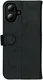 Rosso Deluxe Apple iPhone 16 Plus Hoesje Echt Leer Book Case Zwart afbeelding 8