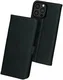 Rosso Deluxe Apple iPhone 16 Pro Max Hoesje Echt Leer Book Case Zwart afbeelding 2