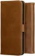 Rosso Deluxe Apple iPhone 16 Pro Max Hoesje Echt Leer Book Case Bruin afbeelding 9