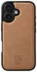 Rosso Elite Apple iPhone 16 Hoesje met MagSafe Book Case Echt Leer Lichtbruin afbeelding 10