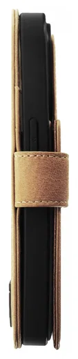 Rosso Elite Apple iPhone 16 Plus Hoesje MagSafe Book Case Echt Leer Lichtbruin afbeelding 13