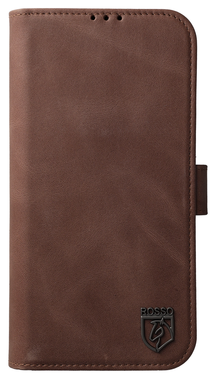 Rosso Elite Apple iPhone 16 Plus Hoesje MagSafe Book Case Echt Leer Bruin afbeelding 13