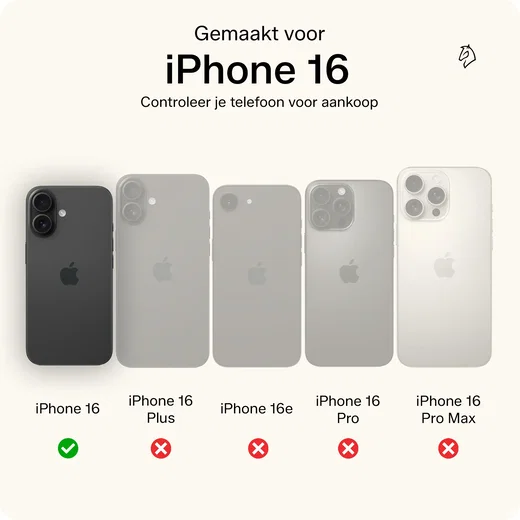 Rosso Elite iPhone 16 Hoesje Leer Back Cover MagSafe Zwart afbeelding 3