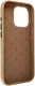 Rosso Elite iPhone 16 Pro Hoesje Leer Back Cover MagSafe Lichtbruin afbeelding 9