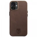 Rosso Elite iPhone 16 Plus Hoesje Leer Back Cover MagSafe Bruin