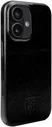 Rosso Elite iPhone 16 Plus Hoesje Leer Back Cover MagSafe Zwart