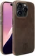 Rosso Elite iPhone 16 Pro Max Hoesje Leer Back Cover MagSafe Bruin afbeelding 2