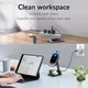 Mobilize 3in1 Draadloze MagSafe Oplader 15W iPhone/AirPods/Watch Zwart afbeelding 4
