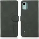 KHAZNEH Nokia C12 Hoesje Retro Wallet Book Case Groen afbeelding 2