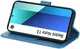 Xiaomi Redmi Note 13 4G Hoesje Bloemen Print Wallet Book Case Blauw afbeelding 7