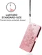 Xiaomi Redmi Note 13 4G Hoesje Bloemen Print Wallet Book Case Roze afbeelding 5