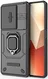 Xiaomi Redmi Note 13 5G Hoesje met Camera Slider en Kickstand Ring Zwart afbeelding 5