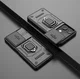 Xiaomi Redmi Note 13 5G Hoesje met Camera Slider en Kickstand Ring Zwart afbeelding 7
