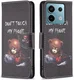 Xiaomi Redmi Note 13 Pro 4G / Poco M6 Pro 4G Hoesje Book Case Beer Print afbeelding 1