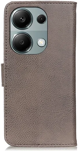 KHAZNEH Xiaomi Redmi Note 13 Pro 4G / Poco M6 Pro 4G Hoesje Book Case Khaki afbeelding 8