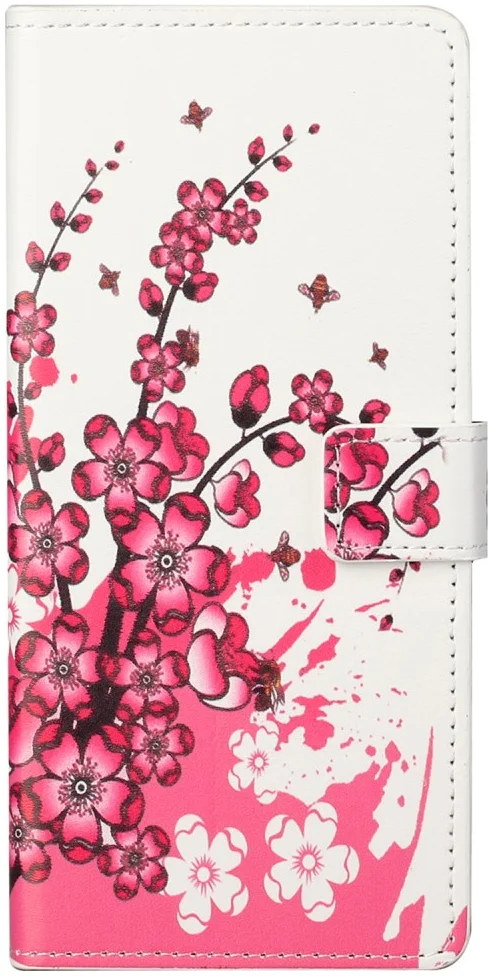 Xiaomi Redmi Note 13 5G Hoesje Portemonnee Book Case Bloemen Print afbeelding 6