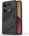 Xiaomi Redmi Note 13 Pro 4G Hoesje Shockproof Kickstand Back Cover Zwart