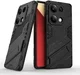 Xiaomi Redmi Note 13 Pro 4G Hoesje Shockproof Kickstand Back Cover Zwart afbeelding 4