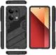 Xiaomi Redmi Note 13 Pro 4G Hoesje Shockproof Kickstand Back Cover Zwart afbeelding 7