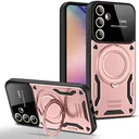 Samsung Galaxy A35 Hoesje met MagSafe Kickstand Back Cover Roze