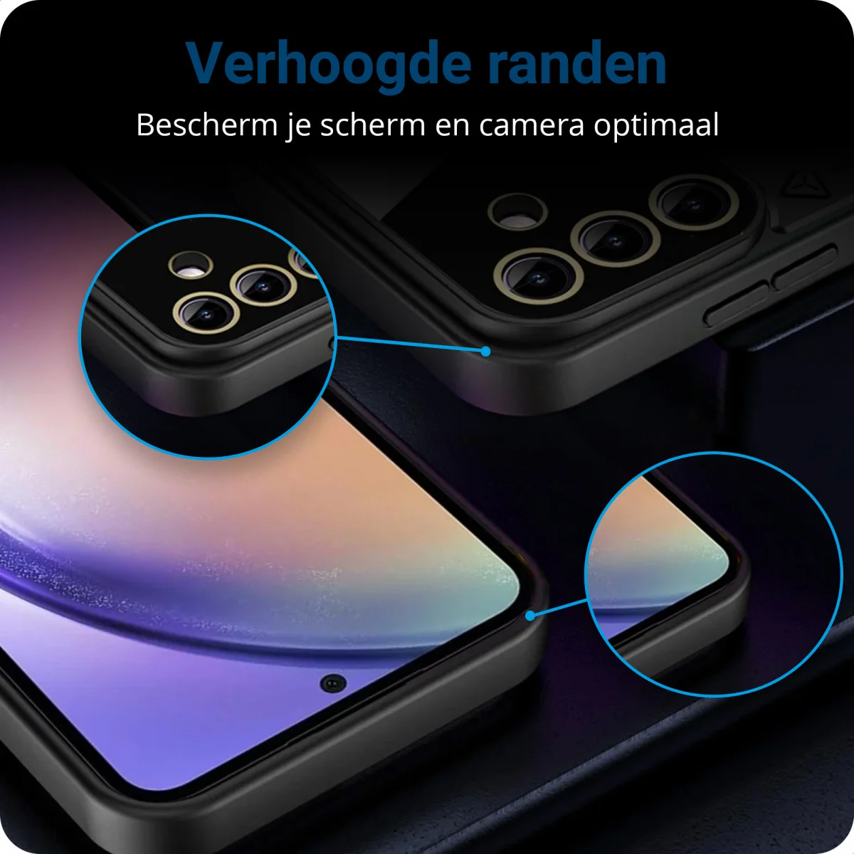 Samsung Galaxy A35 Hoesje met MagSafe Kickstand Back Cover Roze afbeelding 2