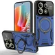 Xiaomi Redmi Note 13 Pro 5G / Poco X6 Hoesje MagSafe Kickstand Back Cover Blauw
