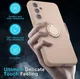 Samsung Galaxy A35 Hoesje Siliconen Kickstand Roze + Tempered Glass afbeelding 2