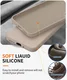 Samsung Galaxy A35 Hoesje Siliconen Kickstand Roze + Tempered Glass afbeelding 6