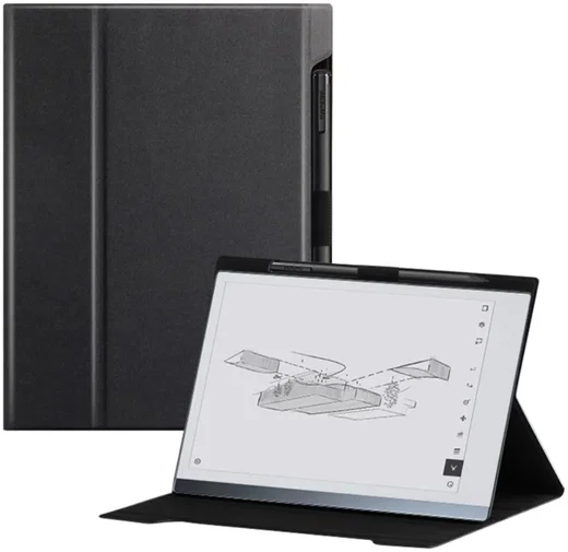 ReMarkable 2 Hoes Book Case met Pen Houder Zwart afbeelding 1
