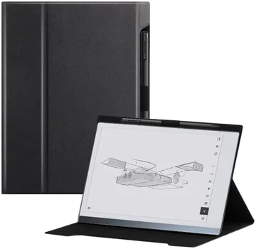 ReMarkable 2 Hoes Book Case met Pen Houder Zwart