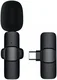 Mini Draadloze Microfoon voor Telefoon / Tablet - Transmitter & Receiver USB-C afbeelding 1