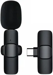 Mini Draadloze Microfoon voor Telefoon / Tablet - Transmitter & Receiver USB-C afbeelding