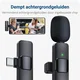 Mini Draadloze Microfoon voor Telefoon / Tablet - Transmitter & Receiver USB-C afbeelding 8