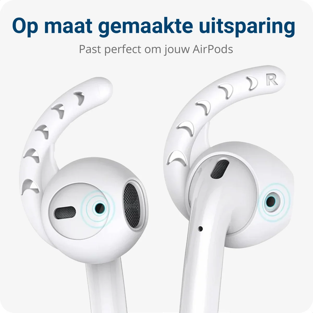 Apple AirPods (1 & 2) Oorhaken voor Sporten zoals Hardlopen (3-Pack) afbeelding 2