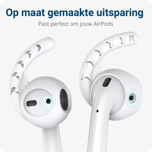 Apple AirPods (1 & 2) Oorhaken voor Sporten zoals Hardlopen (3-Pack) afbeelding 2