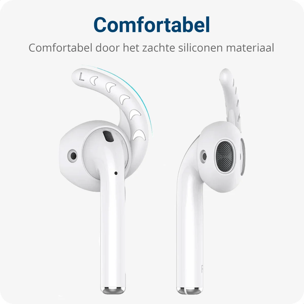 Apple AirPods (1 & 2) Oorhaken voor Sporten zoals Hardlopen (3-Pack) afbeelding 3